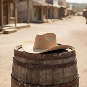 Tan Suede Cowboy Hat
